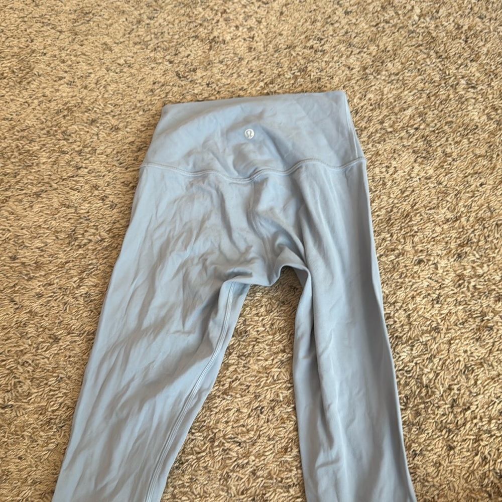 Blue Lululemon leggings